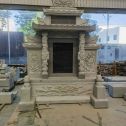 巴中 芝麻灰高档墓碑、土墓，一套也支持定做