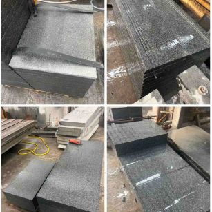 巴中 芝麻黑地铺石材