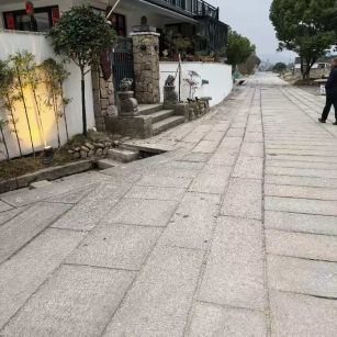 巴中仿古石铺装效果
