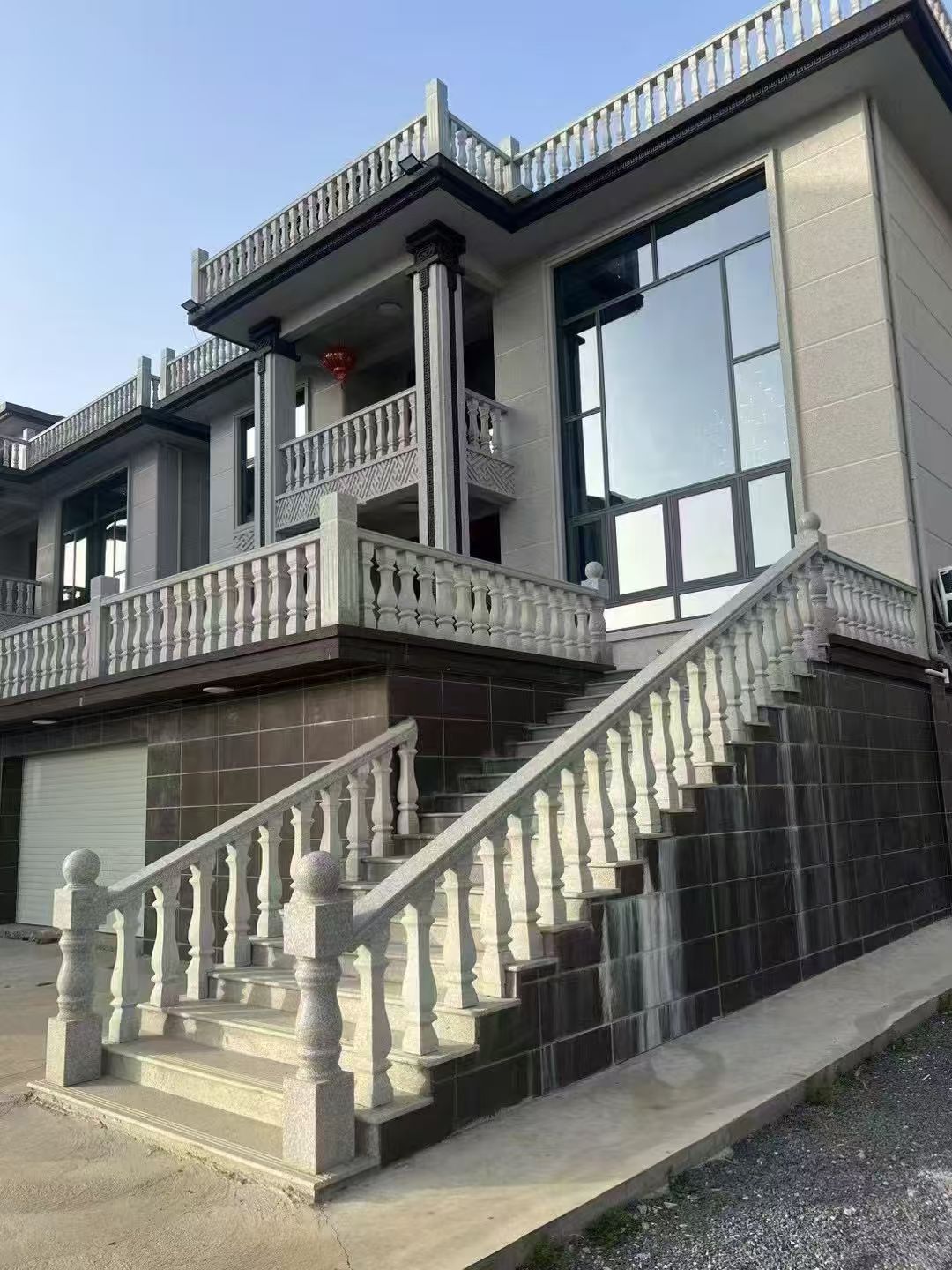 巴中 芝麻白别墅阳台栏杆，楼梯栏杆