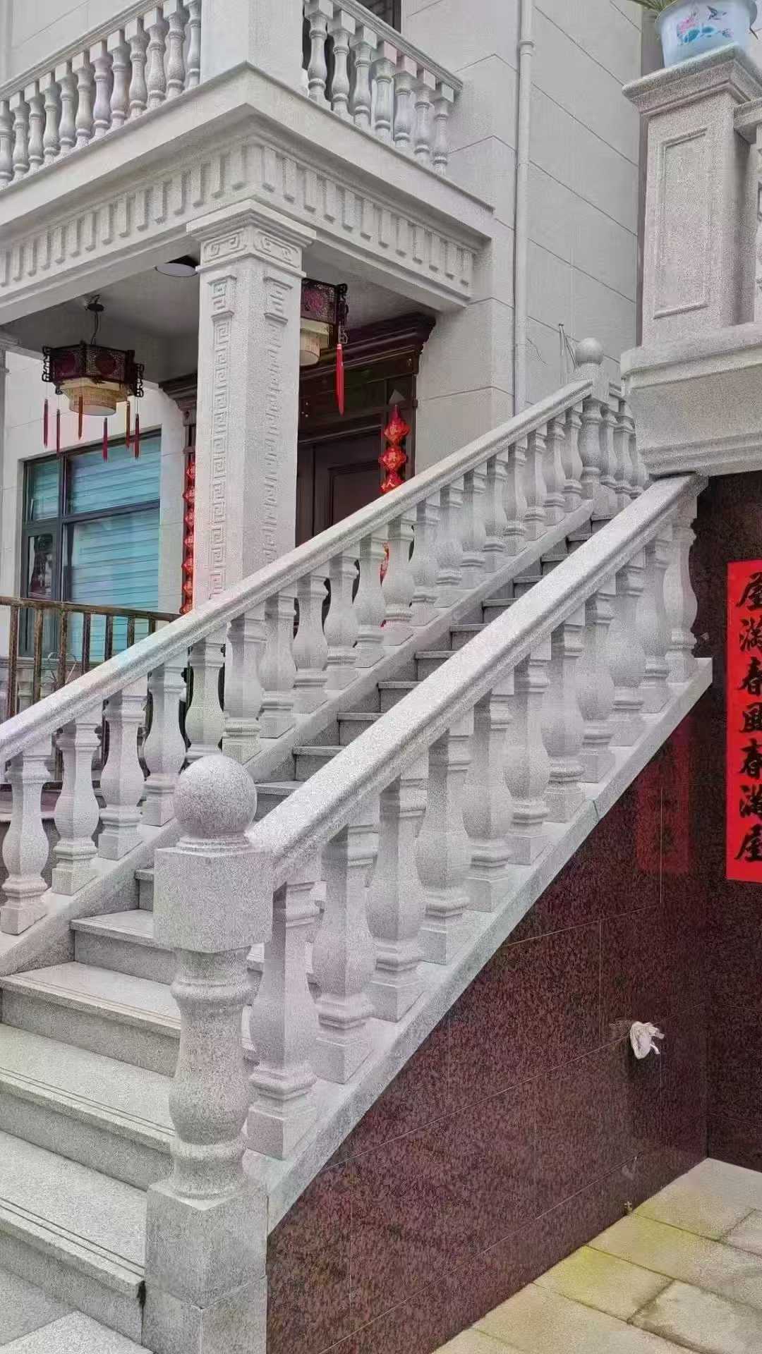 巴中 天然石材 阳台庭院护栏、栏杆