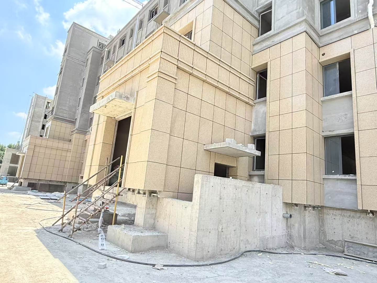 巴中 黄金麻干挂，工地实拍