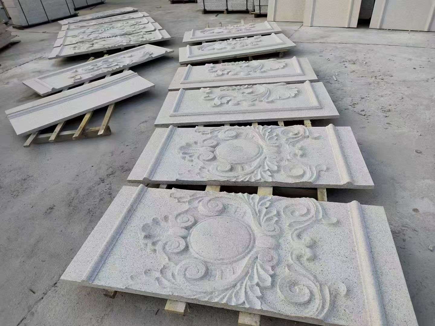 巴中 芝麻白干挂雕花板